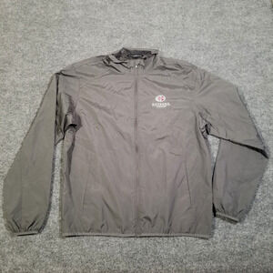 Port Authority Mens M Black Entegra Coach windbreaker Rv Glamping